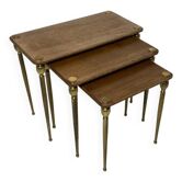 Ensemble de tables gigognes des années 60