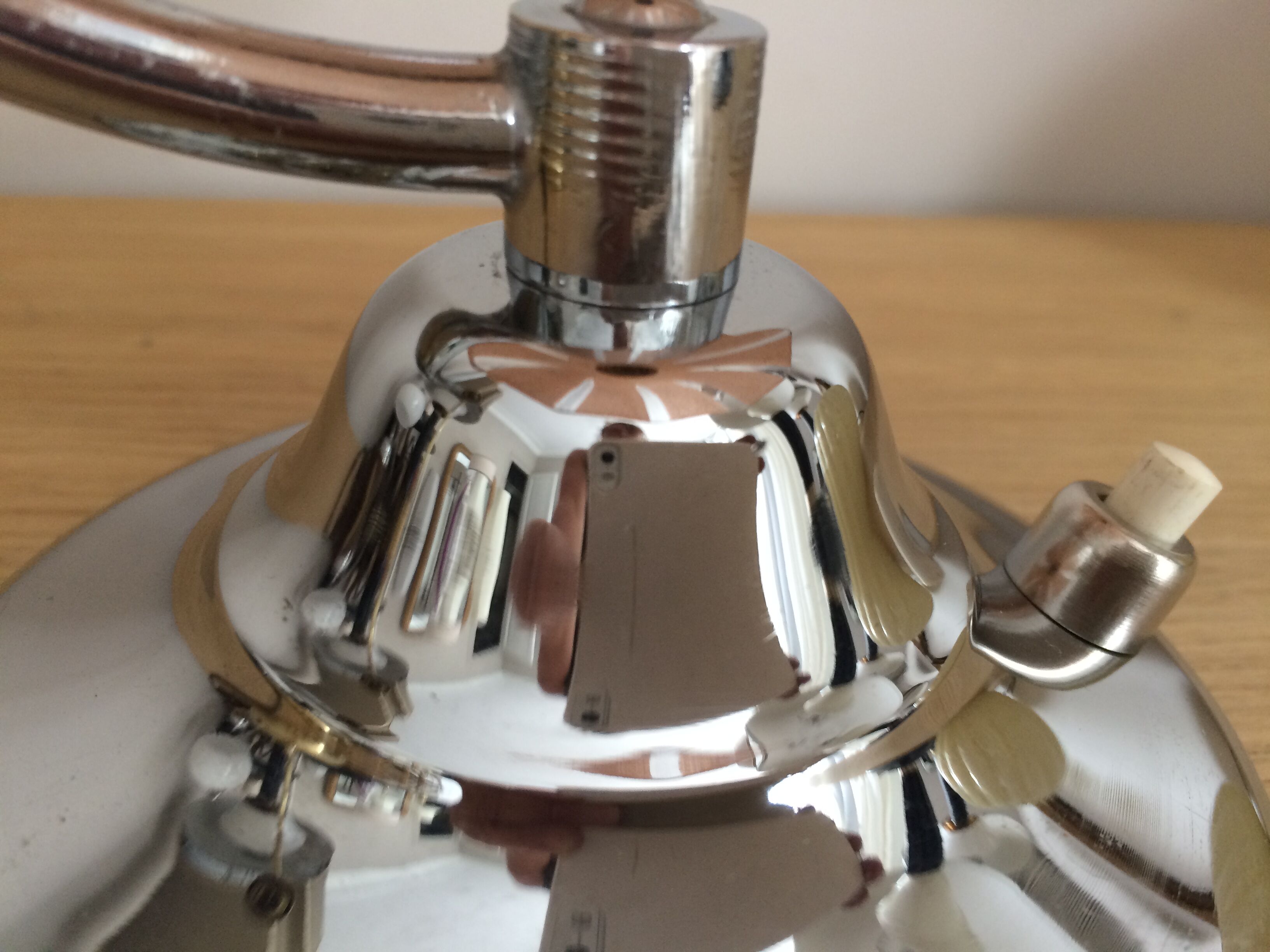 Bedside lamp art deco from the 40s-50s