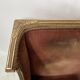 Two Louis XVI style wing chairs in gilded wood, 20th century