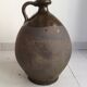 Old terracotta jug glazed Provençal
