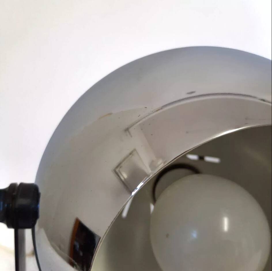 Altalite, adjustable chrome chrome spotlights couple, 70s