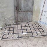 Ancient iron forge bed