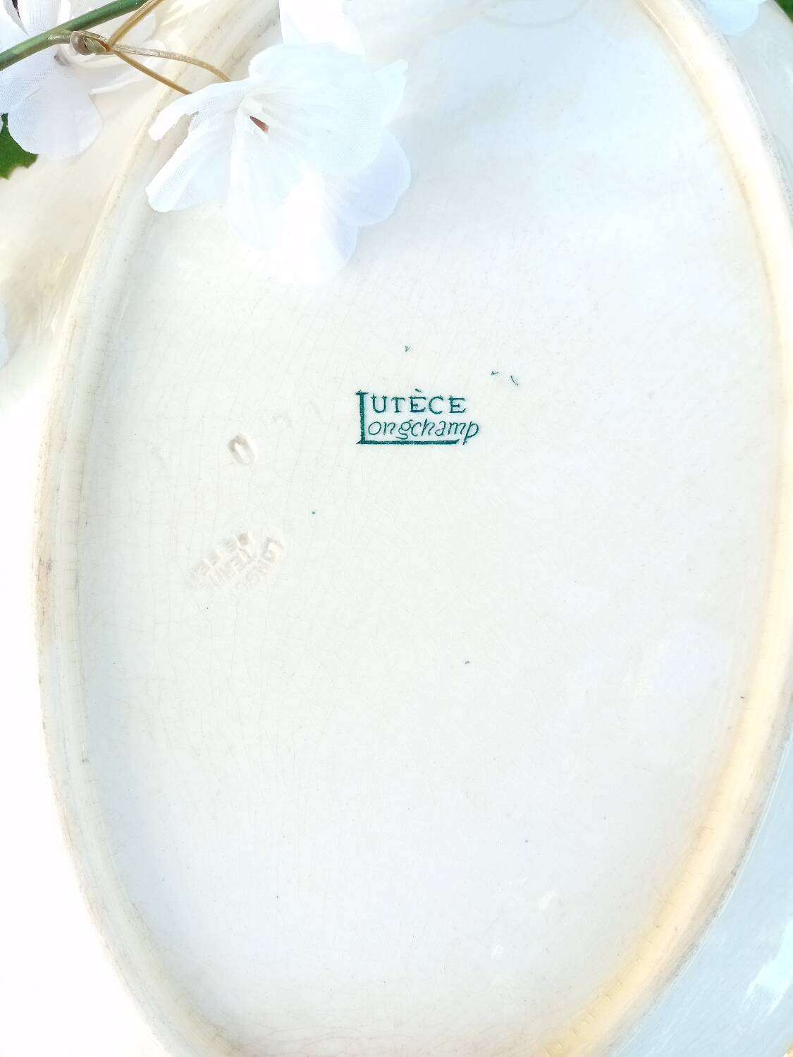 Longchamp serving platter, Lutèce series