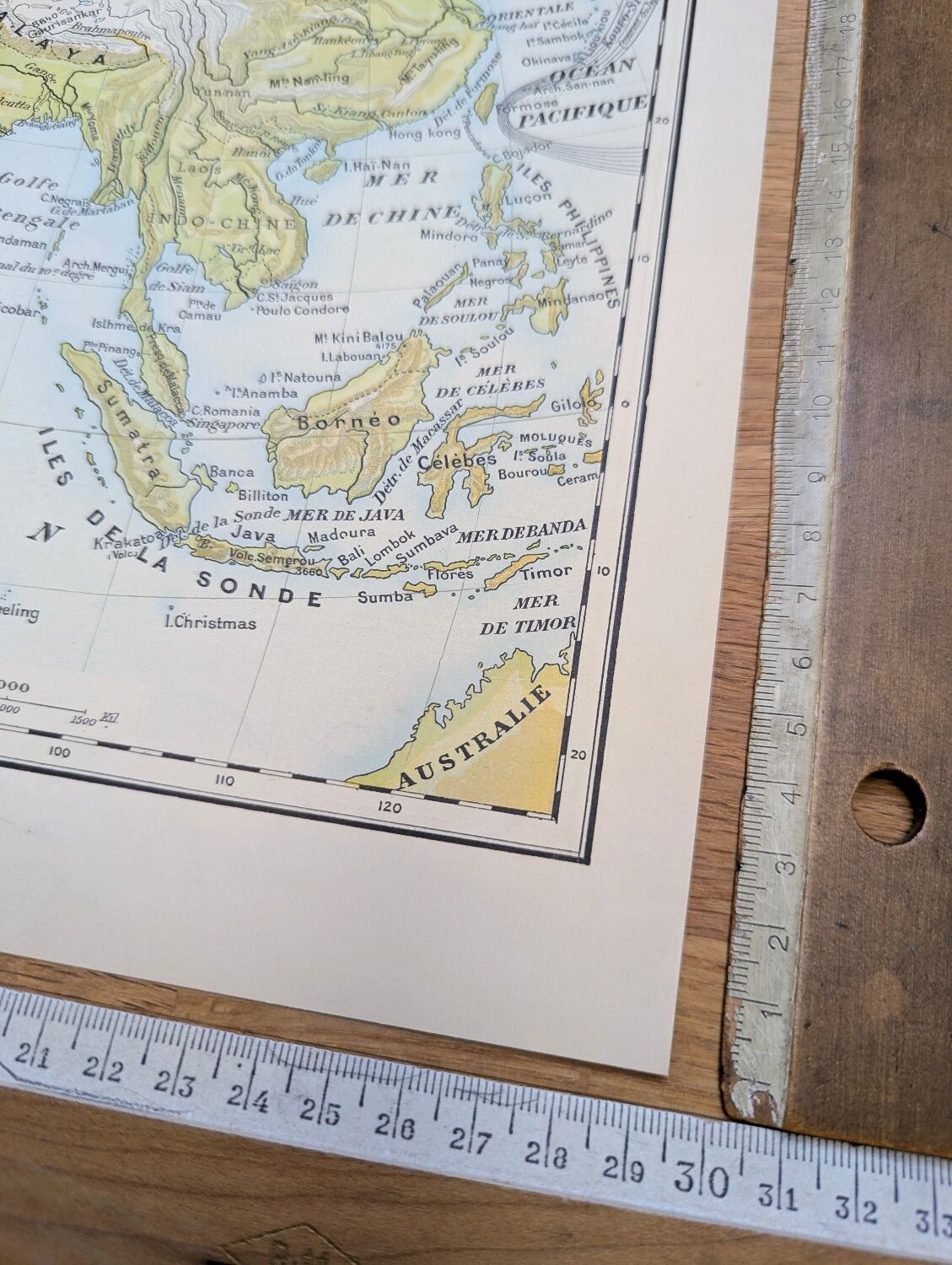 Physical Asia. Geographical plate printed in 1900.