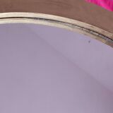 Miroir ovale en bois doré