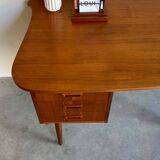 Vintage desk tambour teak