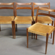 4 Scandivanian chairs