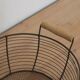 Oval metal basket with wooden handles – Country style