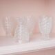6 verres ananas vintage