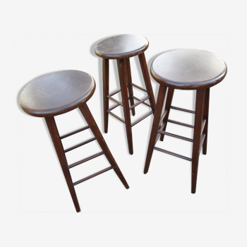 Lot de 3 tabourets hauts