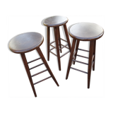 Lot of 3 high stools