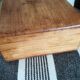 Initial original waxed wooden box j b