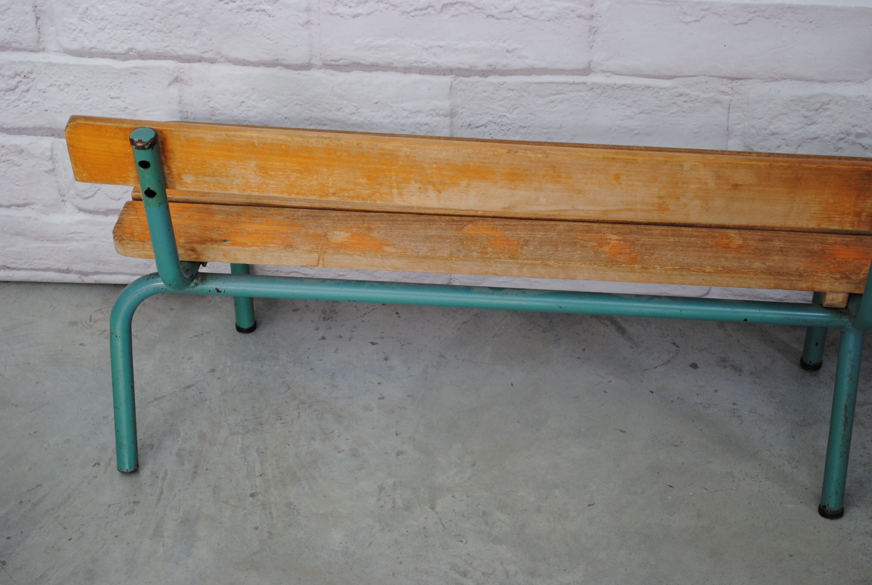 Vintage school bench