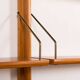 Fredrik A. Kayser teak free standing wall unit for Gustav Bahus, Norway 196