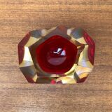 Vintage Italian Sommerso glass candlestick or ashtray