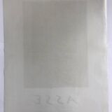 Original lithograph poster by geneviève asse, reims museum, 1968. mourlot imp.