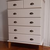 Commode scandinave blanche