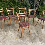 Set of 6 Becker chairs.