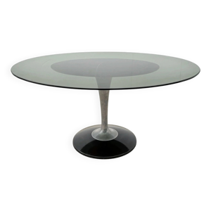 Table tulipe ovale de - plexiglas 1970