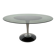 Tulip oval table by Chromcraft in plexiglass and aluminium, USA 1970.