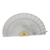 Happy Light - 'Waaier' - wandlamp - geperst glas - metaal - 90's