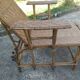 Former rattan and bamboo lounge chair in 1920