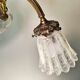 Lustre majestueux en laiton & cristal taillé – Fin XIXe