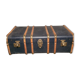Black wooden trunk