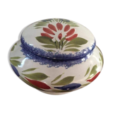 Round hand-painted faience candy