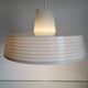 Rotaflex pendant lamp, space age, UFO-shaped, pressed plastic, 1960s.