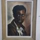 Tableau portrait homme huile sur toile