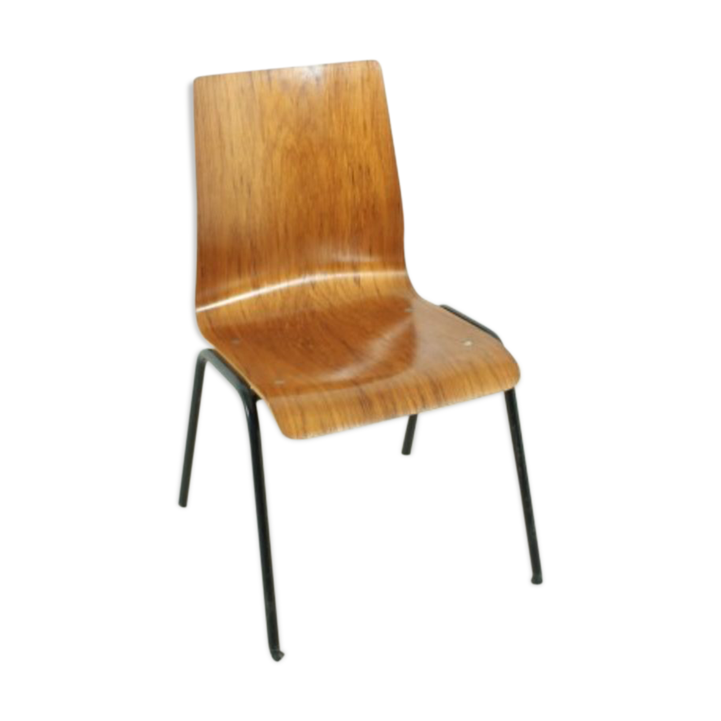 Chaise en teck des années 60