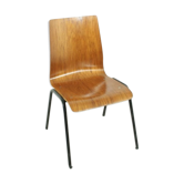 Chaise en teck des années 60