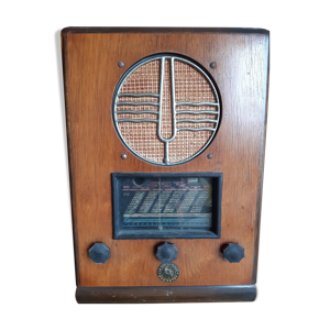 Radio en bois vintage Ducretet