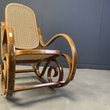 Vintage bentwood rocking chair, 1960s
