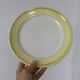 Set of 6 flat plates Luneville, Libourne model, vintage French