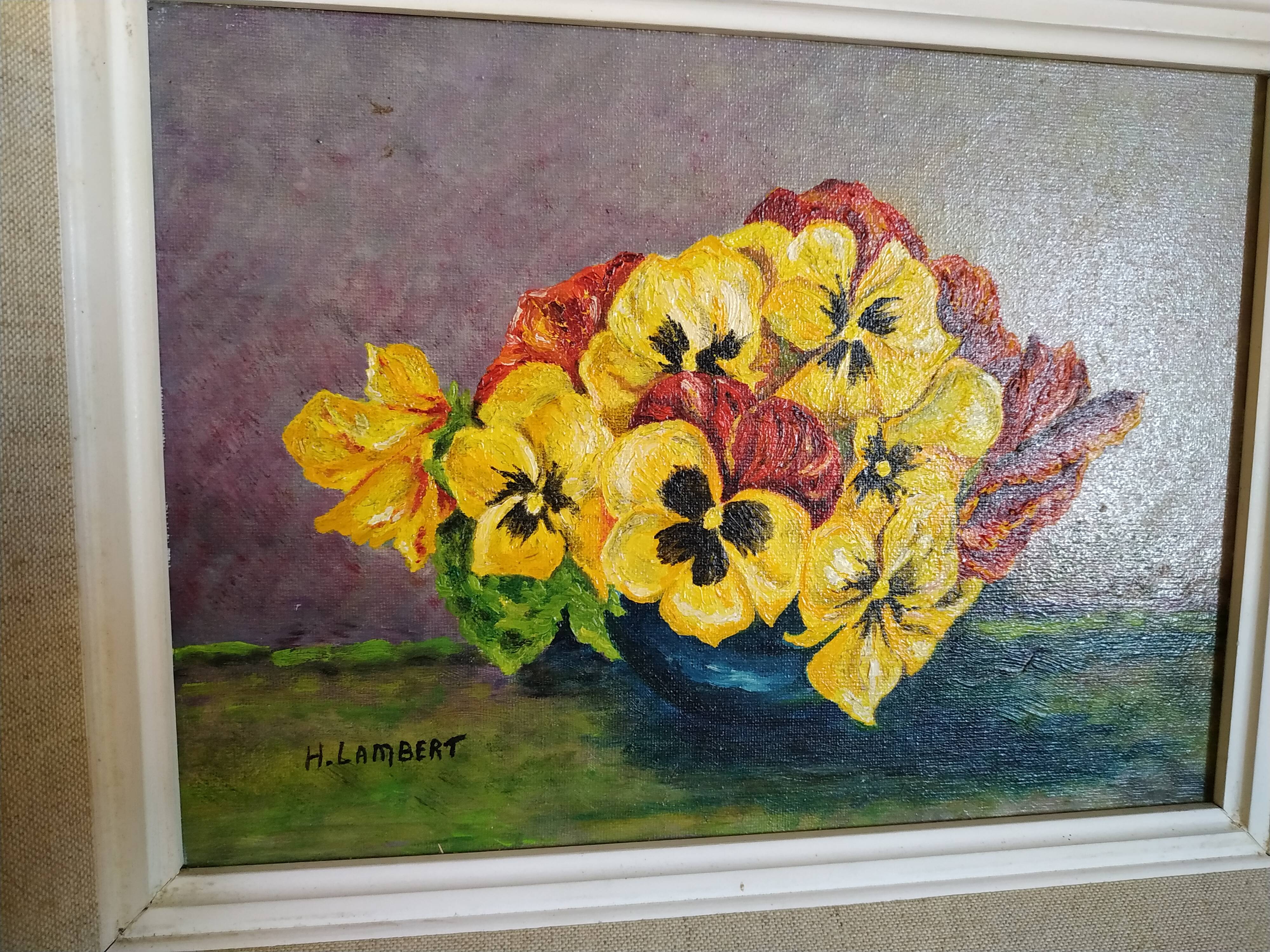 Still life the cup To thoughts oil on panel