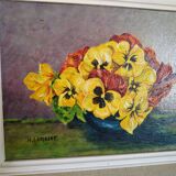 Still life the cup To thoughts oil on panel