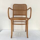 Bentwood and cane armchair