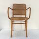 Bentwood and cane armchair