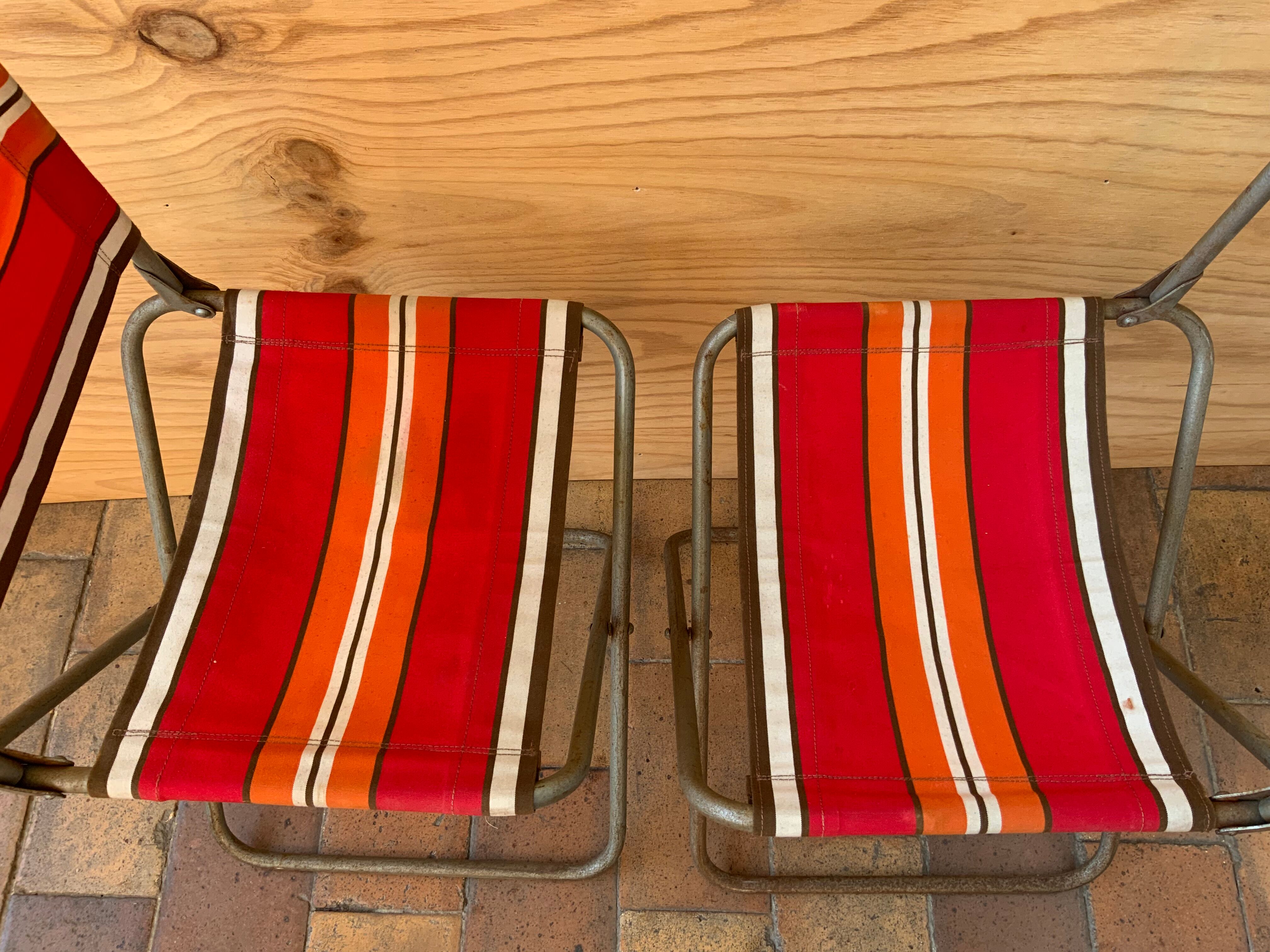 Paire de chaises de camping