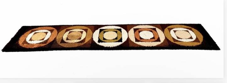 Mid-Century Long Rug, 1970s