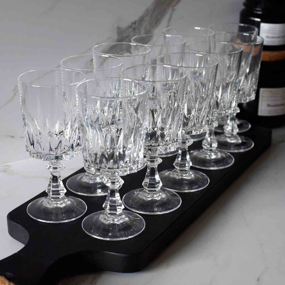 Arques crystal water glasses