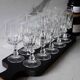 Lot de 11 verres à eau en cristal d'arques