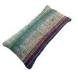 Vintage turkish kilim cushion cover , 30 x 60 cm