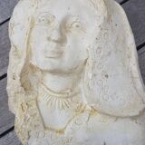 Plaster cast of a blank face
