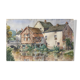 Watercolor Painting Maurice Thevenin (1895-1967) Val Suzon (21) La Chaumière