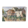 Watercolor Painting Maurice Thevenin (1895-1967) Val Suzon (21) La Chaumière