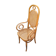 Sculptural bendwood side chair model