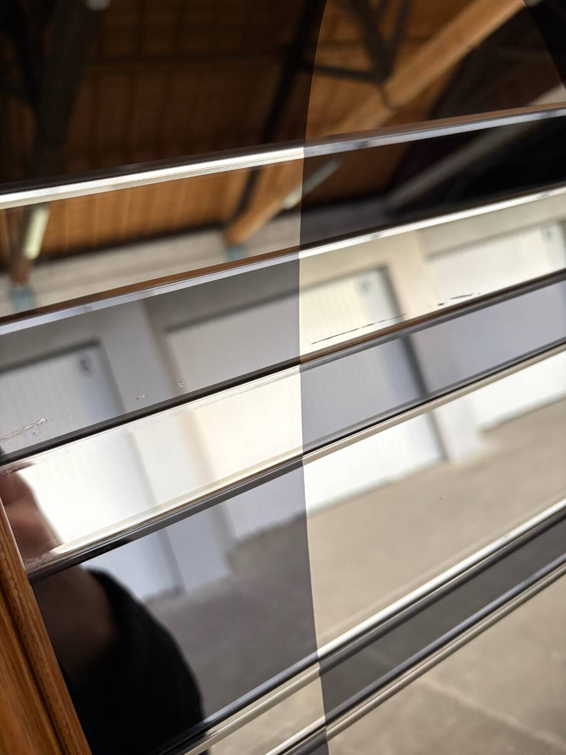 Graphic mirror, Jacques Hitier for Marly brothers. 1960